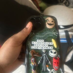 The Nightmare Before Christmas Phone Case - Black